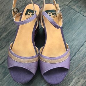 BC Because I wear rose colored glasses wedges 8